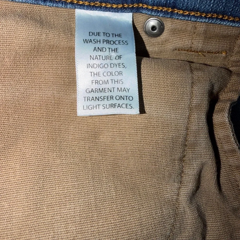 Duluth Trading Co Ballroom Double Flex Jeans Mens 42x32 Blue Standard Fit Denim